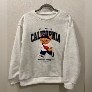 Los Angeles Bear Graphic Crewneck Sweater